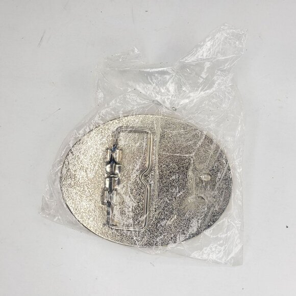 Eagle Star Sun Burst Belt Buckle Silver Gold Tone New Western Style Bird - Picture 7 of 8